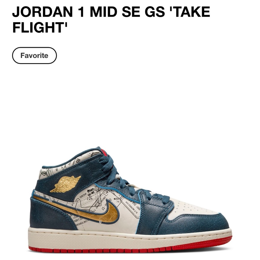 JORDAN 1 MID SE GS 'TAKE FLIGHT'